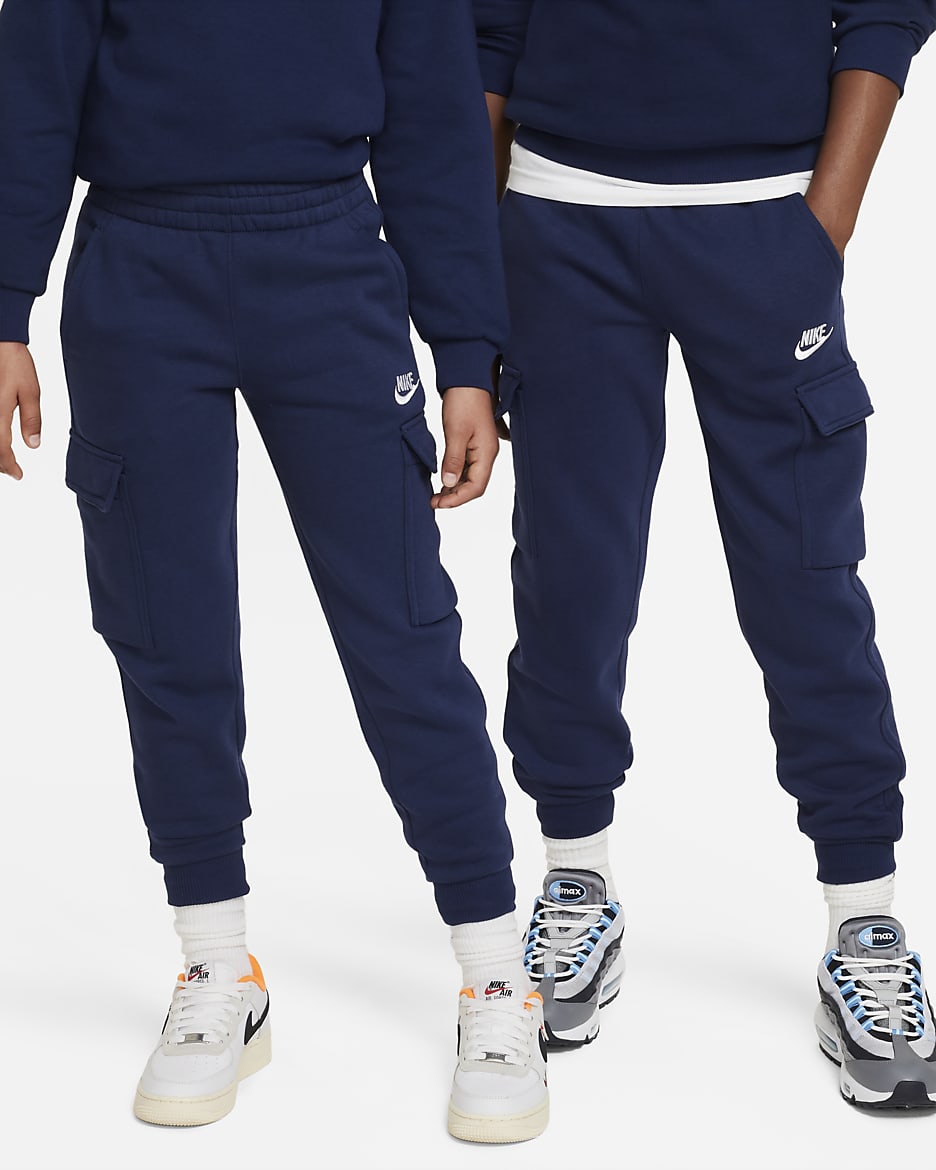 Nike Sportswear Club Fleece Older Kids Cargo Trousers. Nike HR